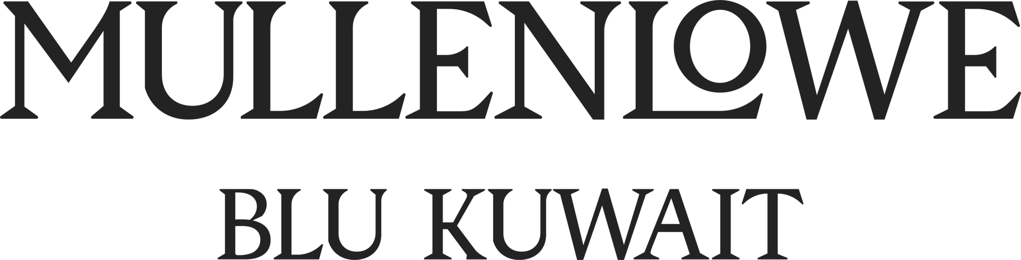 BLU MullenLowe Kuwait logo